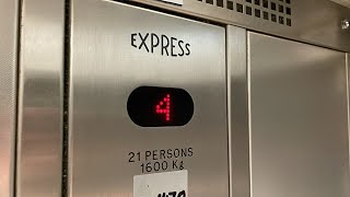 Outstanding Express lifts at Tallaght University Hospital Jan 2023 [upl. by Adebayo]