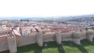 Avila Walls Spain Drone Aerial DJI [upl. by Melena47]