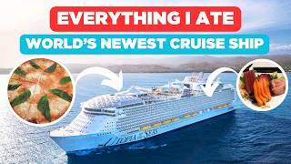 Everything I ate on the world’s newest cruise ship [upl. by Kazim611]