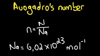 Understanding Avogadros Number The Key to Moles and Molecules [upl. by Blood225]