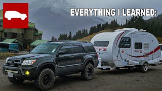 I Towed A Trailer Across Canada With My 4runner  How Did It Perform [upl. by Berna]