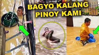 PINOY VS BAGYONG CARINA IBANG KLASE TALAGA SASAKIT PANGA MO SA KAKATAWA  Pinoy Funny Videos 2024 [upl. by Eelreveb799]