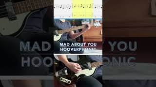 Hooverphonic  Mad About You chorus5 basscoverwithtabs basscover tabs basstab music hofner [upl. by Ardnasal]