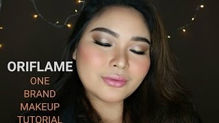 ORIFLAME ONE BRAND MAKEUP TUTORIAL  makeupbyfriskaulimams [upl. by Garik979]