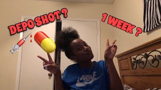 First time getting birth control  DEPO SHOT [upl. by Asiruam]