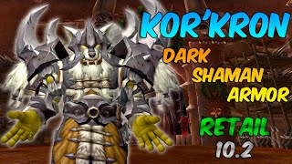 World of Warcraft  Dragonflight loot Korkron Transmog [upl. by Rye]