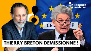 Thierry Breton démissionne  Macron sautille et Trump est encore visé [upl. by Gemma]