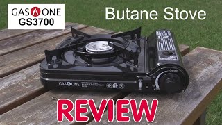 GasOne GS3700 Butane Stove Review [upl. by Priestley]