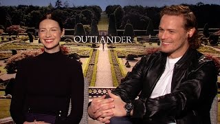 Outlanders Sam Heughan and Caitriona Balfe Play IfThen [upl. by Akihsan]