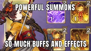 Chioris Summons Can Buff And Do Tons Of Damage  Genshin TCG [upl. by Gaughan451]