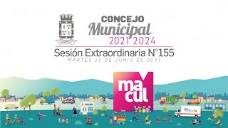 Concejo Municipal de Macul N°155  25062024 [upl. by Epoillac59]