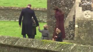 Prince William amp Catherine spend Christmas in Bucklebury with the Middletons [upl. by Jefferson609]