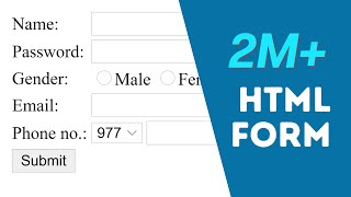 From Zero to Hero Building Your First HTML Form [upl. by Kerman]