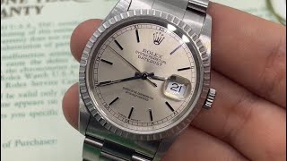 Controlliamo insieme un Rolex Datejust 16220 anniversario IBM [upl. by Yrrok113]