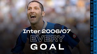 EVERY GOAL  INTER 200607  Materazzi Crespo Ibrahimovic Adriano Figo and many more ⚽⚫🔵 [upl. by Molly645]