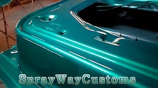 How To Paint Car door Jambs  2000 Monte Carlo SS Candy Teal  Update 4 [upl. by Kosiur]