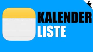 So erstellst du Kalenderlisten für Apples Notizen 🚀 [upl. by Ahsinnor]