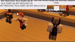 DISRUPTING FRAPPE TRAININGS  ROBLOX Trolling [upl. by Adiraf]