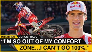 “I’m so out of my comfort zone… I can’t go 100”  Jorge Prado on 2024 Anaheim 1 [upl. by Katti]