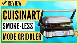 Cuisinart GR6S Contact SmokeLess Mode Griddler Review [upl. by Jason563]