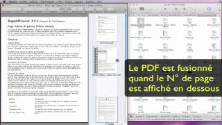 Fusion des PDFs avec Apercu Mac OSX [upl. by Negris]