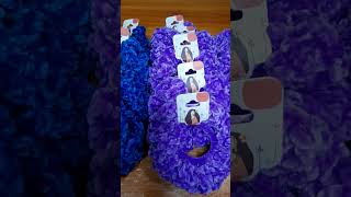 Velvet Scrunchies for a BDay souvenirs crochet yarn scrunchie cebu viralvideo shortsvideo [upl. by Kern584]