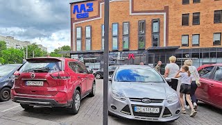 Львів вул Стрийська недільна піша прогулянка від озера НАЛАНУЙ до озера ЦЕГОЛЬНЯ [upl. by Naelopan]