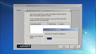 Advent Computers presents restore or reinstall Windows on your Advent PC [upl. by Ettelimay]