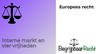 Europees recht interne markt vier vrijheden en verbod op belemmeringen [upl. by Seitz]