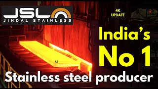 Jindal stainless limited  Indias No 1 stainless steel producer  rslive  4k [upl. by Hazard71]