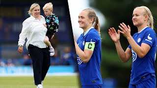 Chelsea W vs Arsenal W 20  Pernille Harder amp Magdalena Eriksson Signsoff at Kingsmeadow in Style [upl. by Hill]