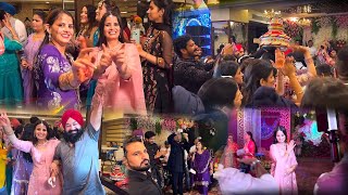 Amar De Viah Di Jaggo amp Ladie Sangeet Te Lagiyaan Ronka  Mandeep Vlogs  Mandeep Kaur [upl. by Einre]