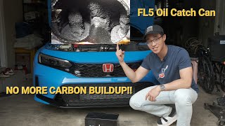 Prevent Carbon Buildup Installing the Radium PCV Oil Catch Can in my 2023 FL5 Honda Civic Type R [upl. by Eadie866]