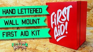 How to make a wall mounted first aid kit [upl. by Arvonio]