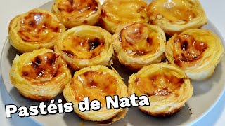 PASTEIS DE NATA  RECEITA TRADICIONAL DE PORTUGAL [upl. by Mccall]