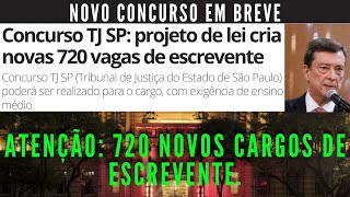 NOVO CONCURSO ESCREVENTE TJSP Concurso Escrevente Técnico Judiciário capital e interior 2024 [upl. by Kipton]