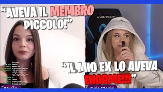 GAIA CLERICI e ALYSSA storielle HOT E DI quotMEMBRIquot 😂 [upl. by Xever]