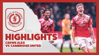 2122 HIGHLIGHTS  Crewe Alexandra 22 Cambridge United [upl. by Elsbeth]