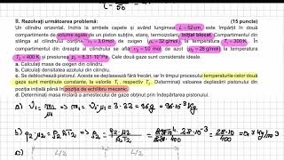 ❗❗Bacalaureat 2024  SESIUNEA IUNIEIULIE  Termodinamica  Varianta 3 ❗❗ [upl. by Crifasi]