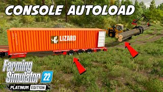 Autoload Logs On Console  Farming Simulator 22 [upl. by Vitkun285]