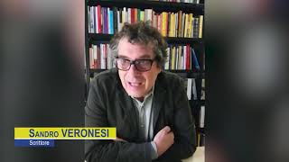 Sandro Veronesi quotLe lettere sono al centro del mio ultimo romanzoquot [upl. by Anaitit643]