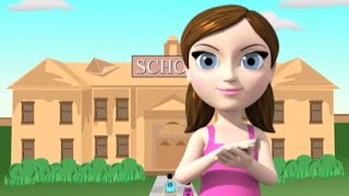 School  ASL sign for School  Animated [upl. by Mendy138]