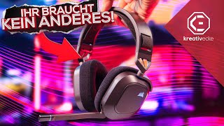 Ihr BRAUCHT KEIN ANDERES HEADSET MEHR Es BLEIBT das BESTE WIRELESS Gaming Headset Corsair HS80 Max [upl. by Capriola]