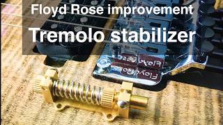 Improving Floyd Rose  or not Testing Tremolo Stabilizer [upl. by Belicia]