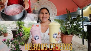 Helados caseros artesanales  fácil y con pocos ingredientes [upl. by Hollerman]