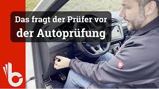 Das fragt der Prüfer vor der Autoprüfung Fahrtechnische Vorbereitung [upl. by Mot]