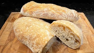 Ciabatta Bread made easy at home [upl. by Nolyd]