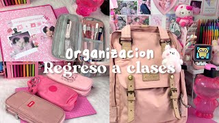 Organización para el regreso a clases 2022🎀☁️  Carpeta lapicera bullet journal mochila…🎨✨ [upl. by Verbenia351]