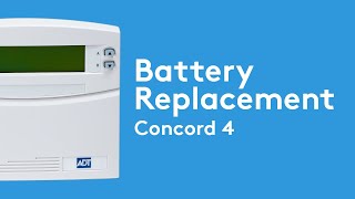 How to Replace Your Concord 4 Panel Battery [upl. by Lebaron]