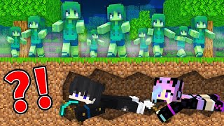 Underground Kingdom vs Zombie Apocalypse in Minecraft [upl. by Tniassuot]